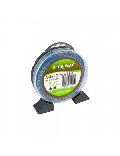 N053270601 NYLON PARA GUADAÑA GROWAY TRIFASE LINE D2,7MM