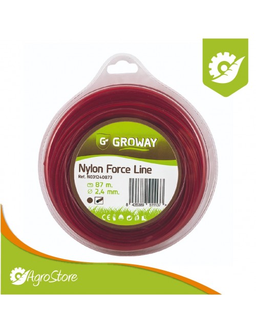 N031240873 NYLON PARA GUADAÑA GROWAY FORCE LINE 2,4 MM