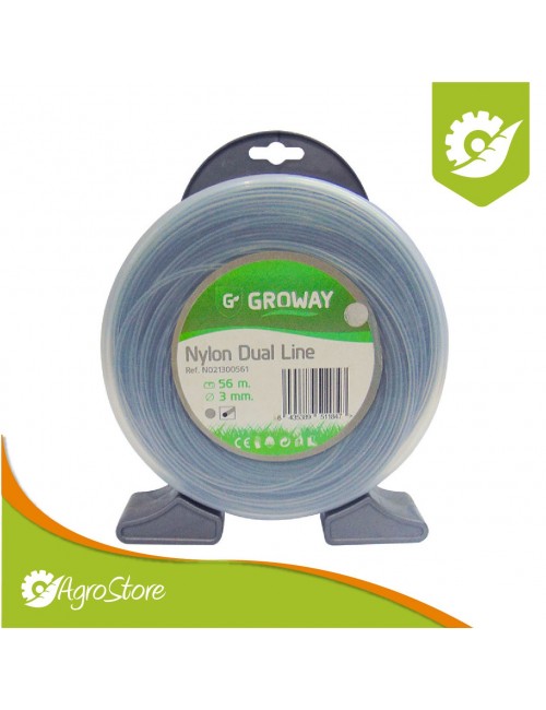 N021300561 NYLON PARA GUADAÑA GROWAY DUAL LINE 3 MM