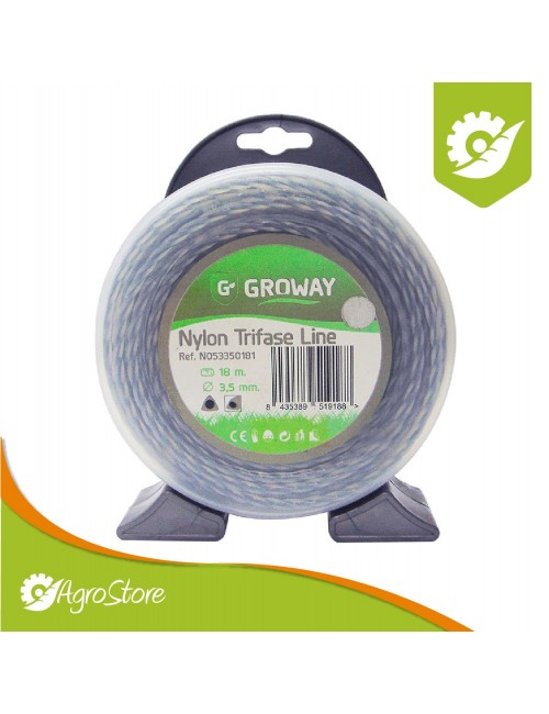 N053350181 NYLON PARA GUADAÑA GROWAY TRIFASE LINE D3,5MM