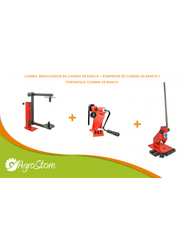 Herramientas para afilado de cadena de banco marca Groway - Agrostore