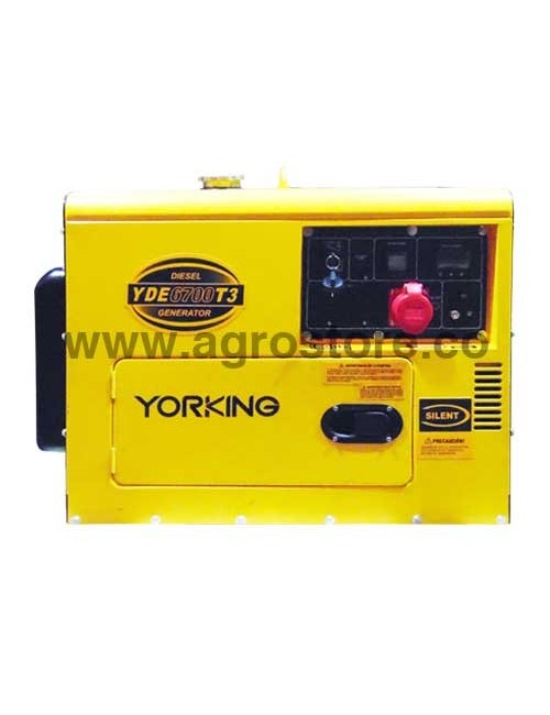 YDE6700T3 PLANTA ELÉCTRICA YORKING 5,0 KW DIESEL