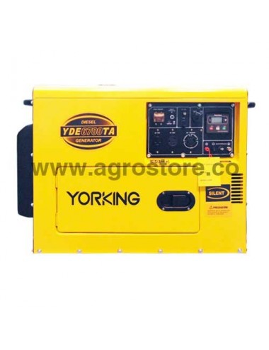 Planta eléctrica diesel bifásica 5 kva marca Yorking - Agrostore Planta eléctrica diesel bifásica 5 kva marca Yorking - Agrostore