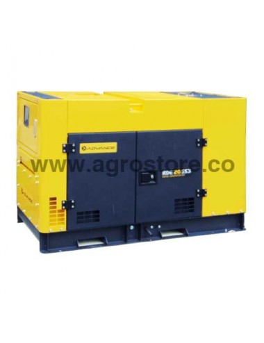 Planta eléctrica diesel 19 kva marca Advance - Agrostore