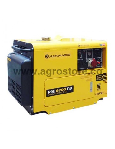 Planta eléctrica diesel 6,3 kva marca Advance - Agrostore