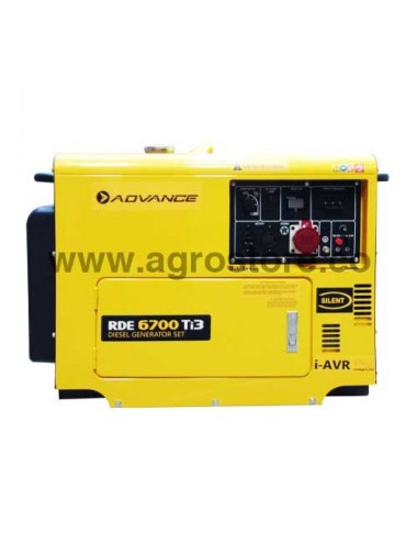 Planta eléctrica diesel 6,3 kva marca Advance - Agrostore
