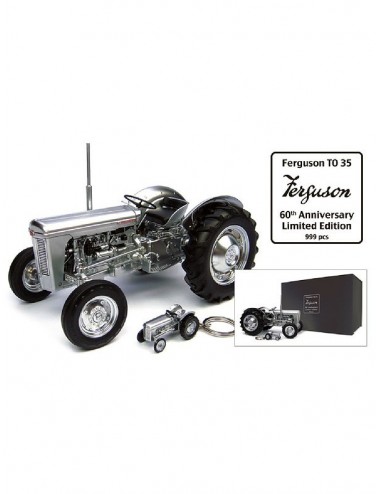TRACTOR FERGUSON T035 CROMADO EDICION ESP. ESC 1:16