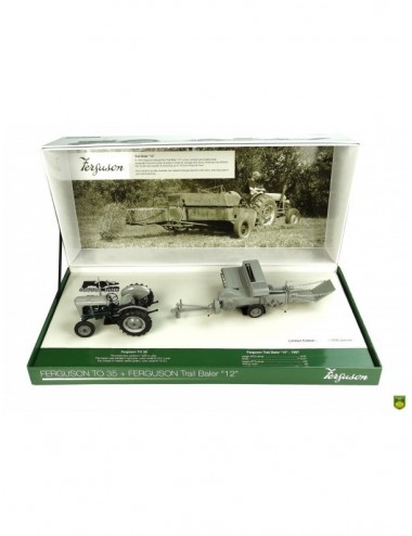 SET TRACTOR MASSEY FERGUSON TO35 CON EMPACADORA ESC 1:32 SET TRACTOR MASSEY FERGUSON TO35 CON EMPACADORA ESC 1:32