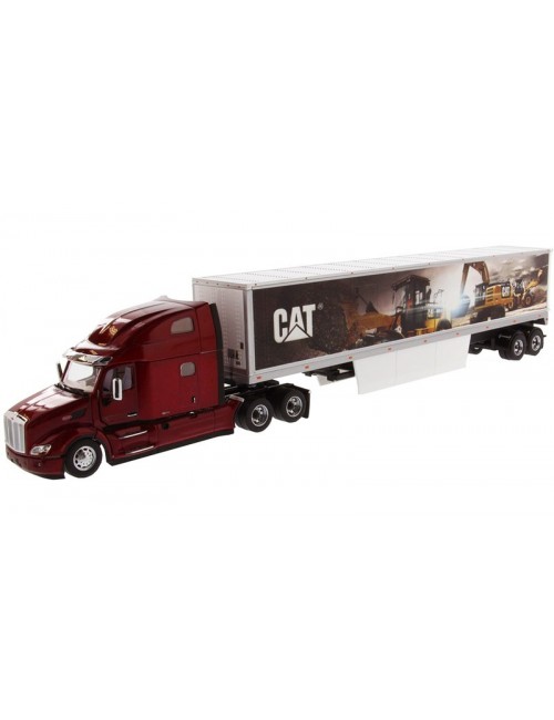 TRACTOMULA PETERBILT 579 CON CAMAROTE MURAL CAT ESC 1:50