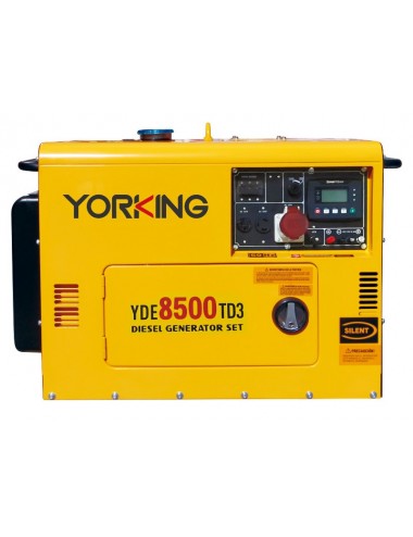 YDE8500TD3 PLANTA ELÉCTRICA YORKING 6,5 KW DIÉSEL YDE8500TD3 PLANTA ELÉCTRICA YORKING 6,5 KW DIÉSEL