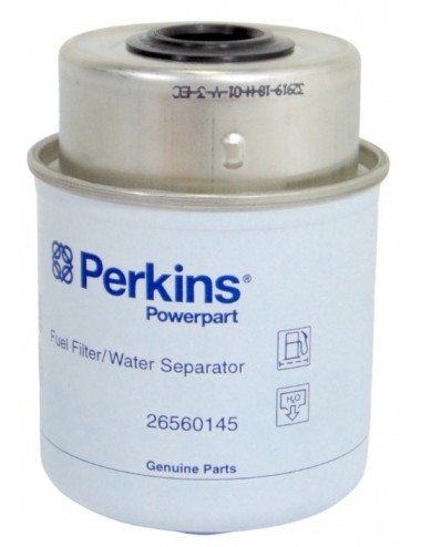 FILTRO DE COMBUSTIBLE CORTO PARA MOTOR PERKINS 26560145