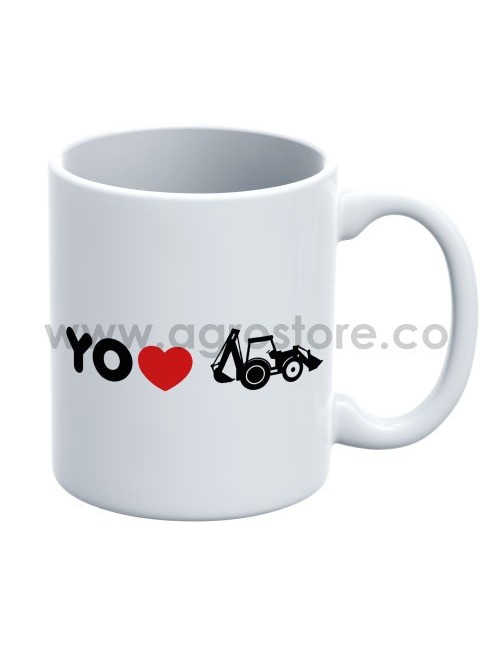 POCILLO - MUG YO AMO LAS RETROEXCAVADORAS