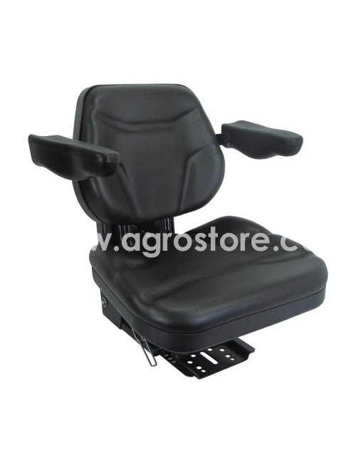 13A3055 ASIENTO CON DESCANSABRAZOS NEGRO