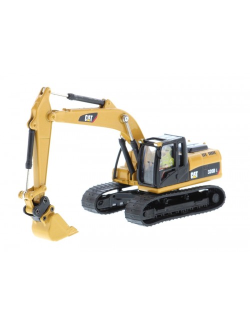 85652 EXCAVADORA HIDRÁULICA CAT 320D ESC 1:87 (CON MULTIPLES HERRAMIENTAS)