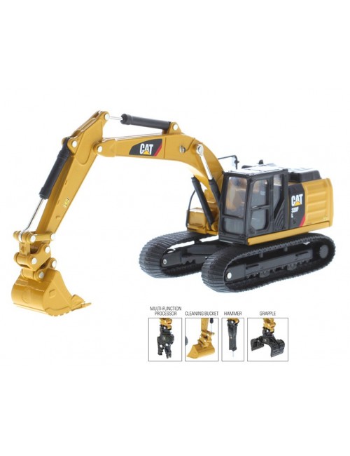 85636 EXCAVADORA HIDRAULICA CAT 320F ESC 1:64 (5 HERRAMIENTAS)