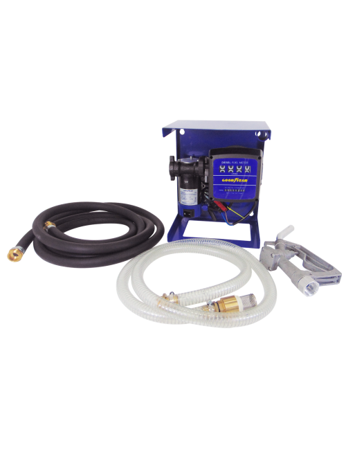 1224BTE BOMBA TRASVASE COMBUSTIBLE 12V C/PISTOLA Y CUENTALITROS GOOD YEAR